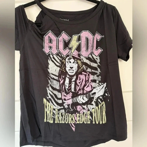 NWT  Recycled karma AC DC tee size medium ( bag is the actual tag) - Picture 1 of 5